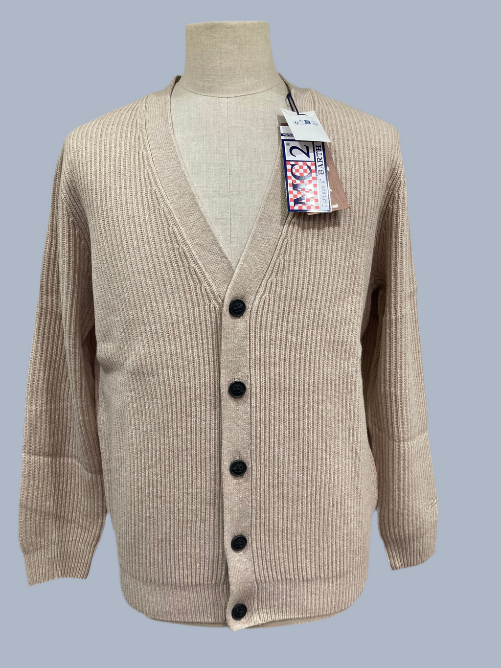 Saint barth cardigan herrison costa inglese beige