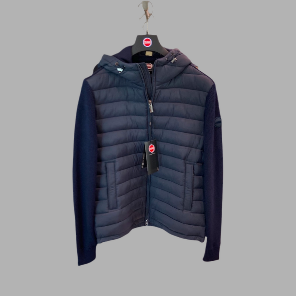 Colmar giacca ibrida multimateriale con cappuccio