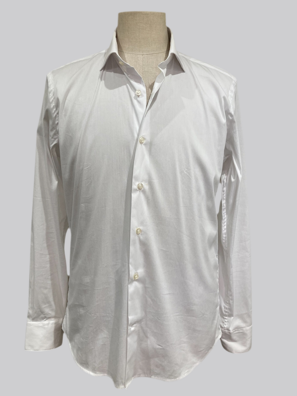 Himons camicia bianca in cotone easy iron
