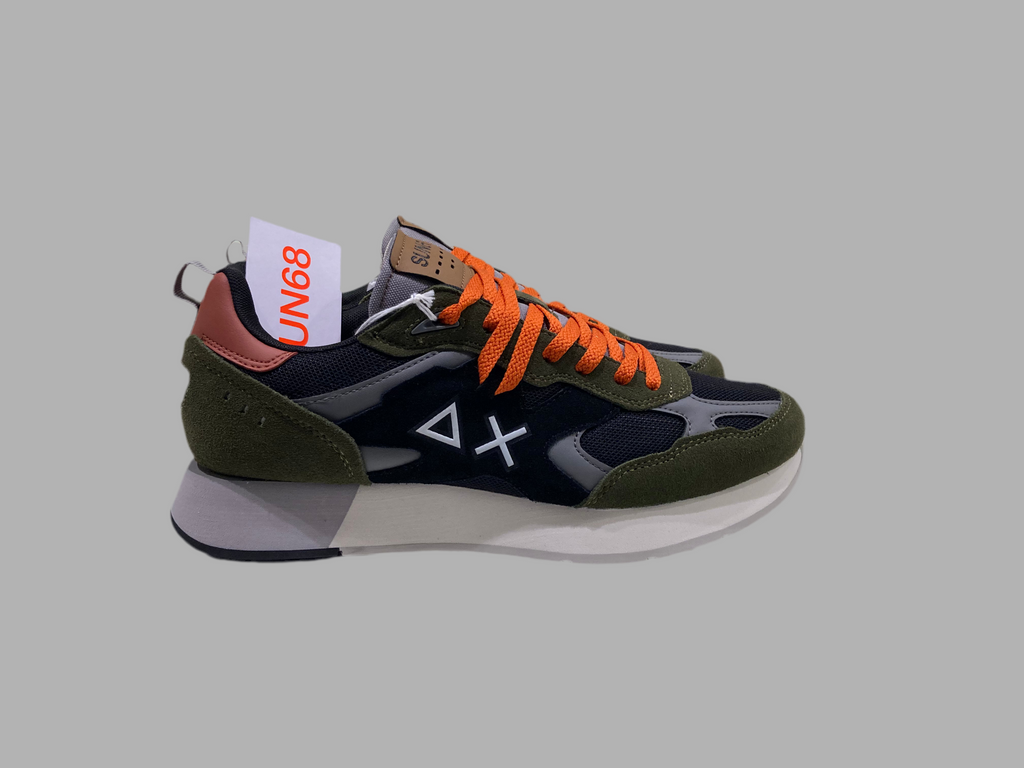 Sun 68 sneakers Z45116 militare scuro