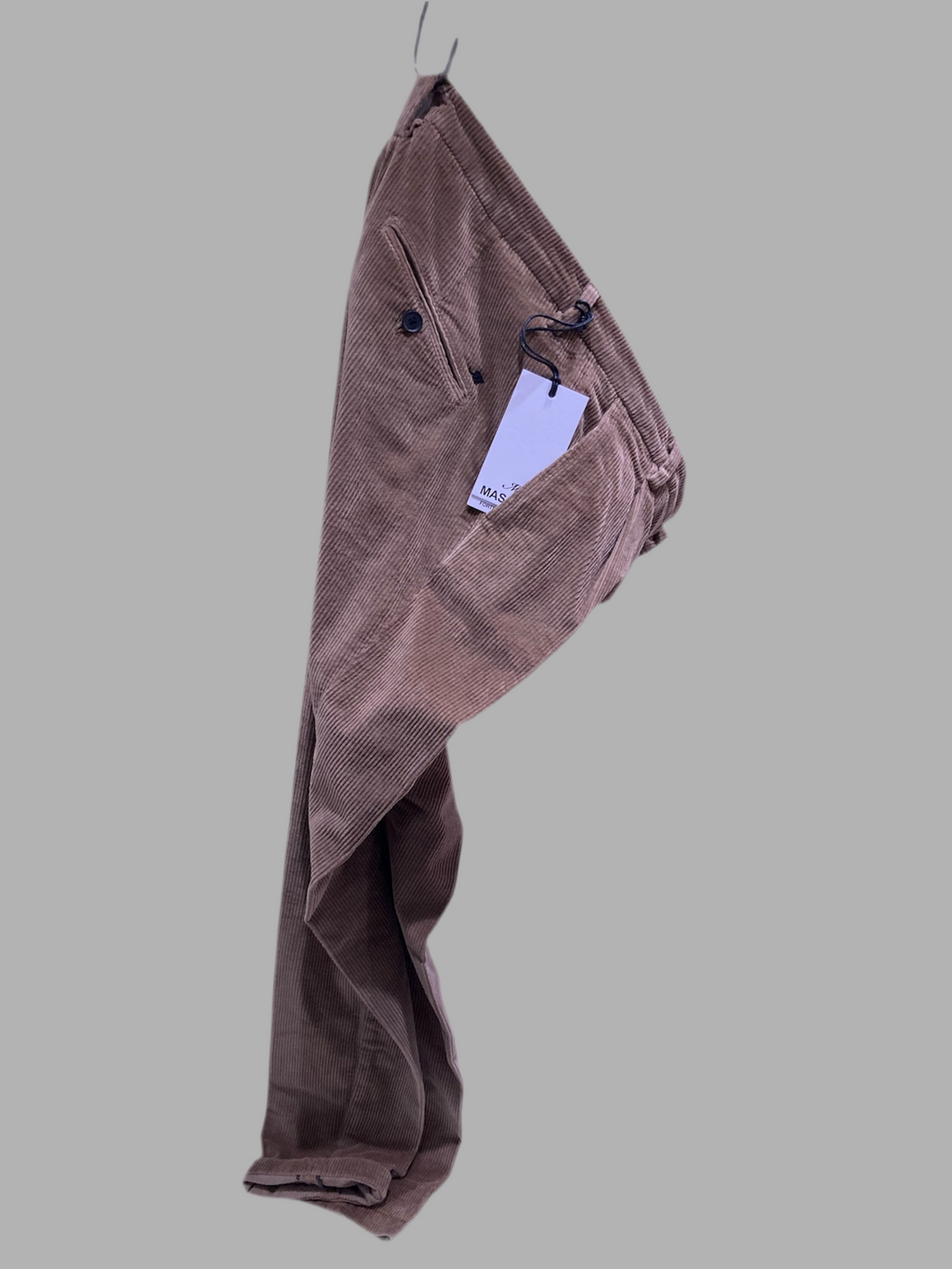 Masons pantalone  Osaka in velluto marrone