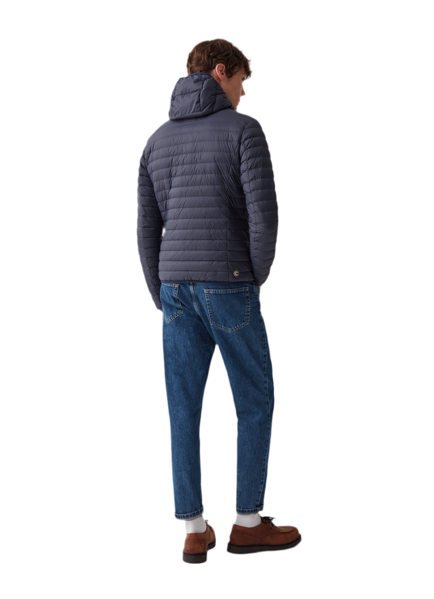 colmar piumino leggero 100 grammi  blu cappuccio fisso