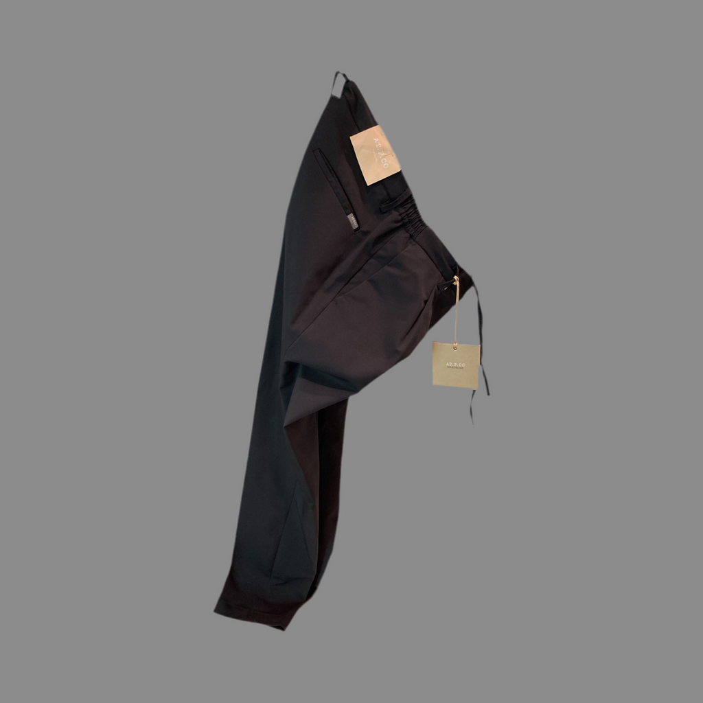 Atpco pantalone berlino blu scuro coulisse in vita