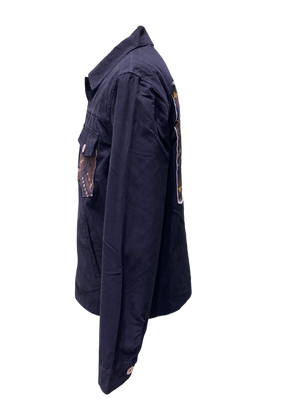 Tooco overshirt con interno staccabile nera