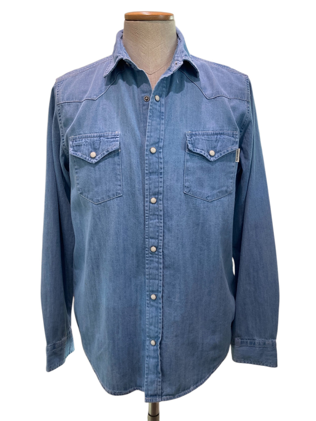 Roy Roger’s camicia in denim bleach