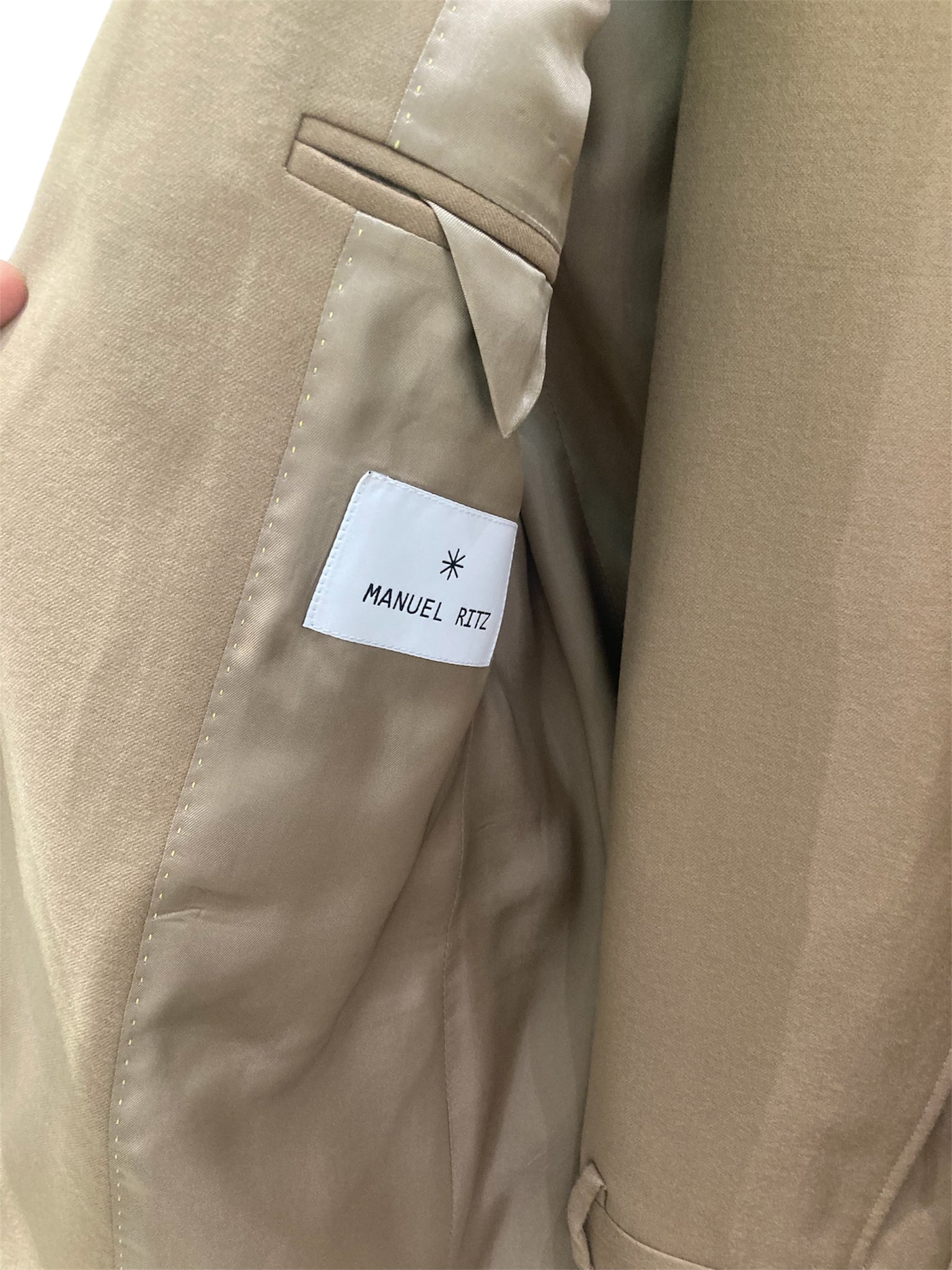 Manuel ritz abito uomo cammello autunno inverno