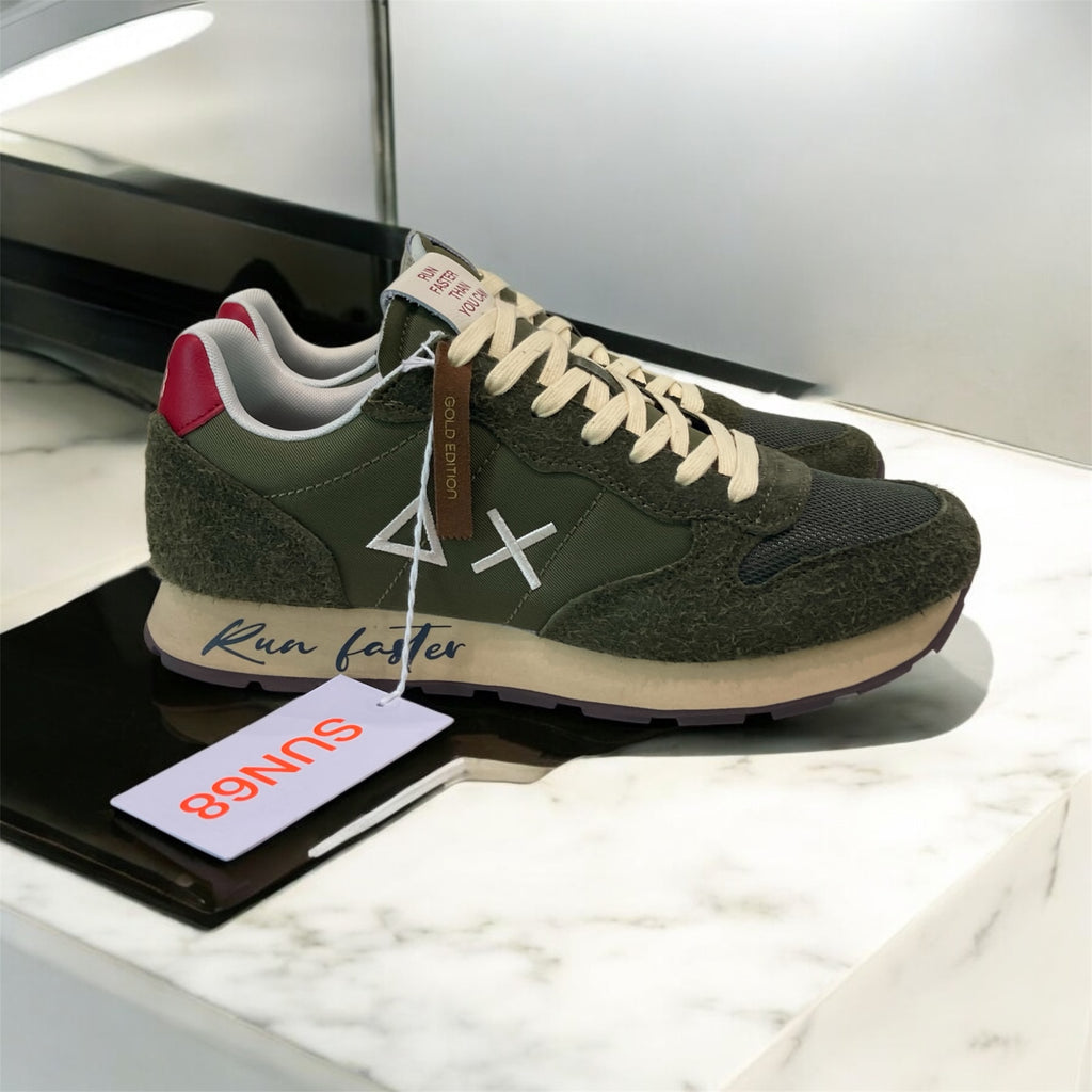 Sun 68 sneakers Z45105 militare scuro