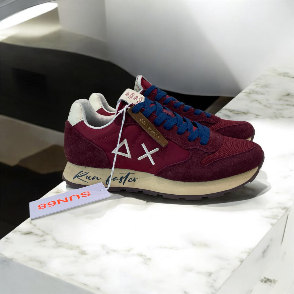 Sun 68 sneakers Z45105 bordeaux