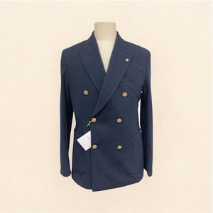Manuel giacca doppio petto blu 3932G2738YC