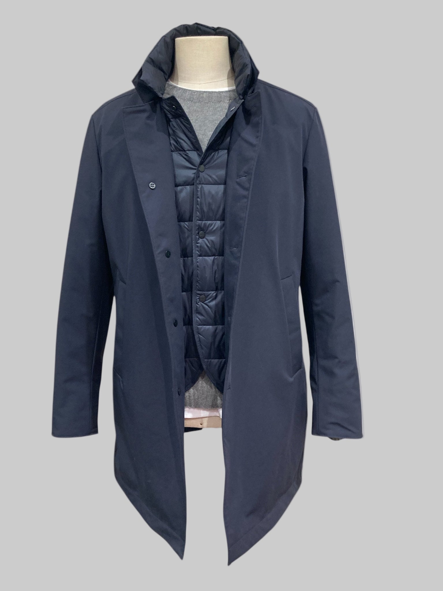 Duno cappotto palladium blu