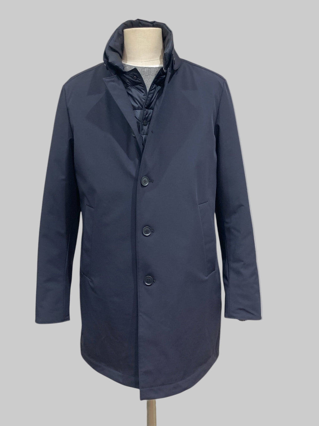 Duno cappotto palladium blu