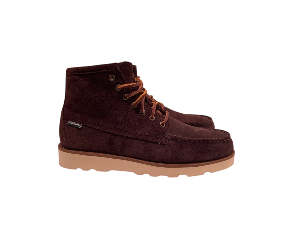 Sebago tala mid suede dark brown