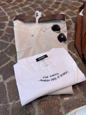 T-shirt Jovanotti “ciao mamma guarda …”