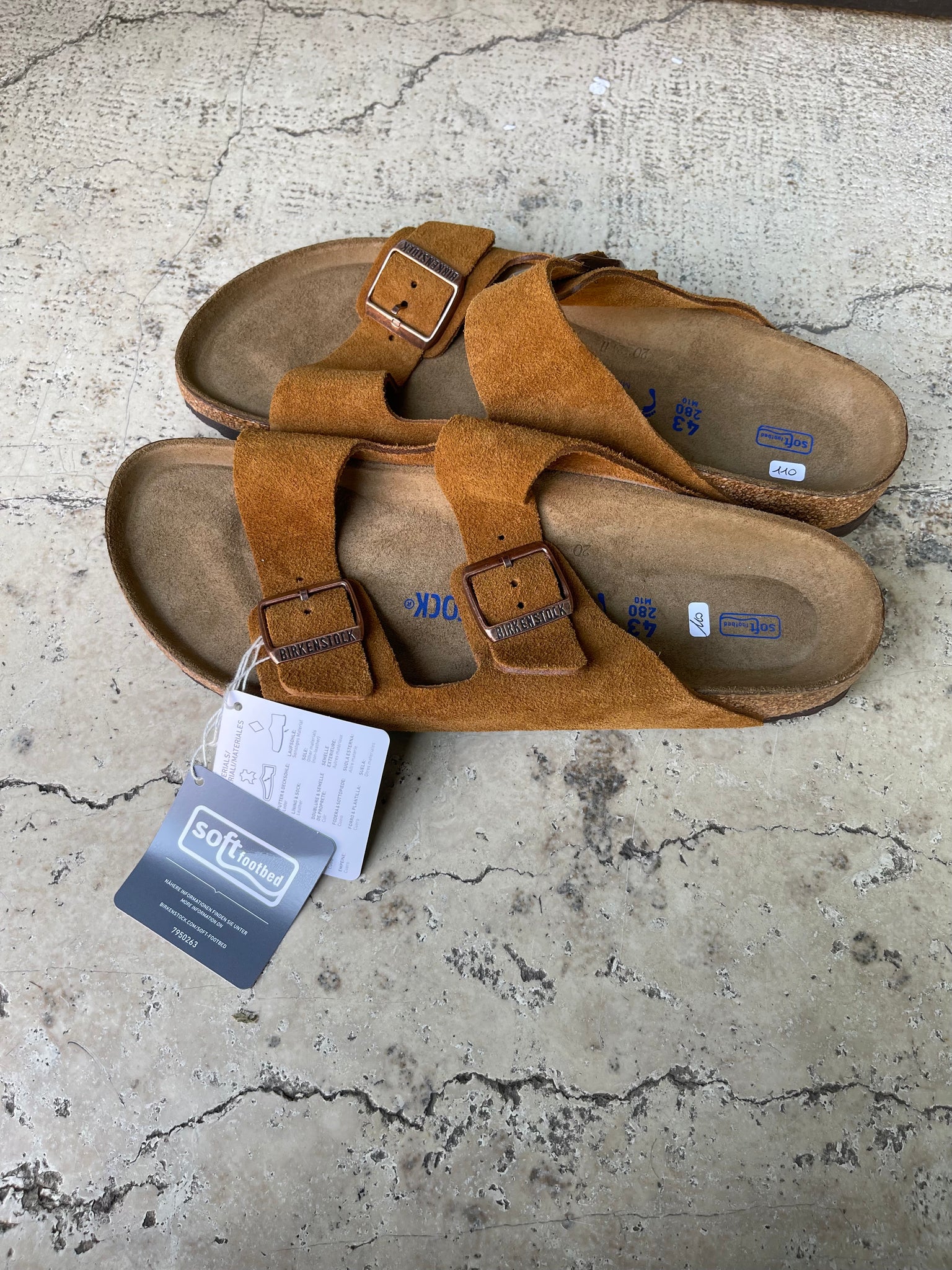Birkenstok suede Leather taupe