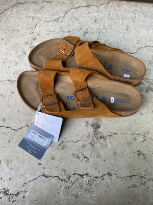 Birkenstok suede Leather taupe