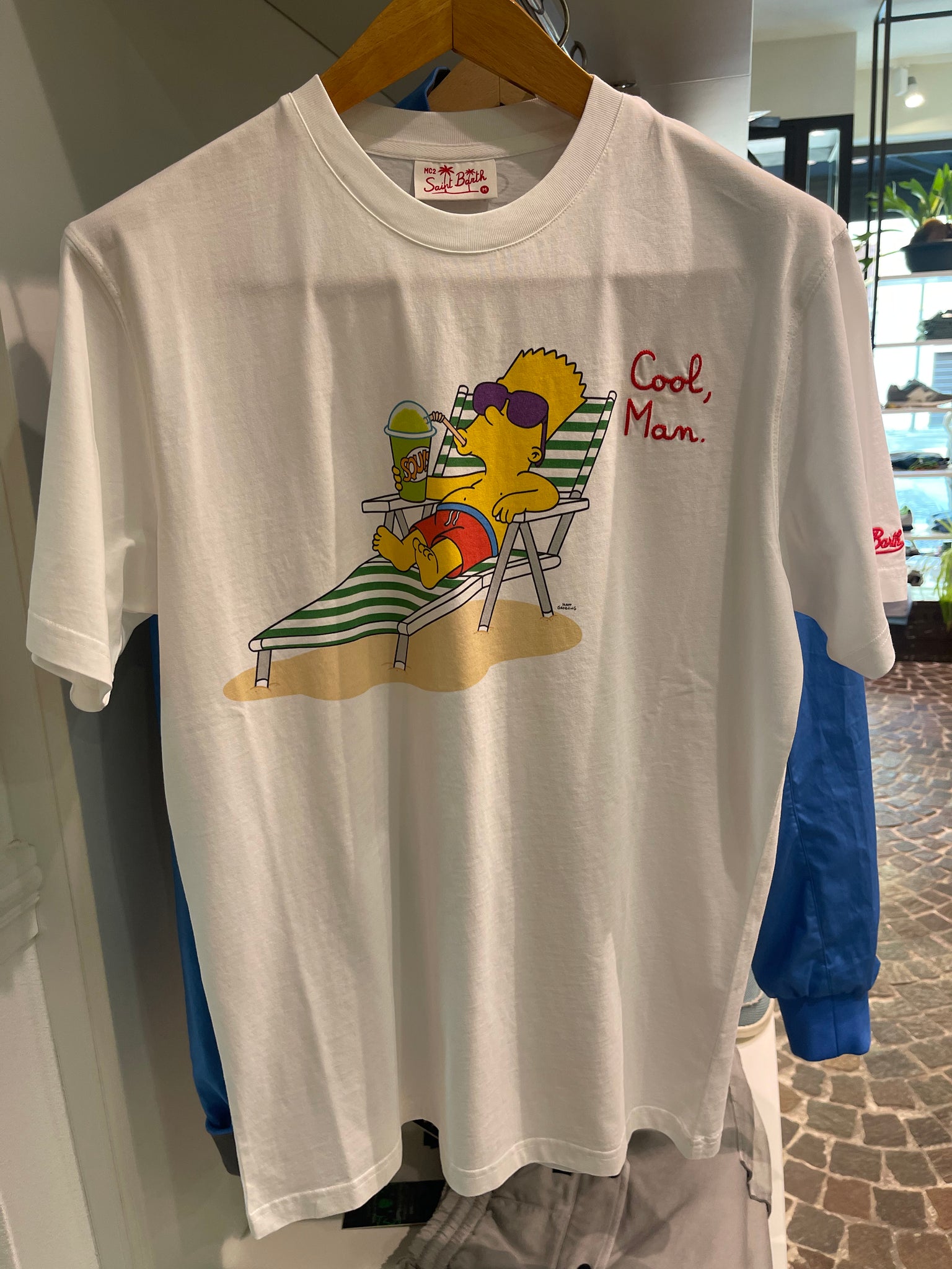 T-shirt Simpson “cool man” mc2 saint barth