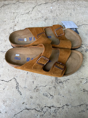 Birkenstok suede Leather taupe