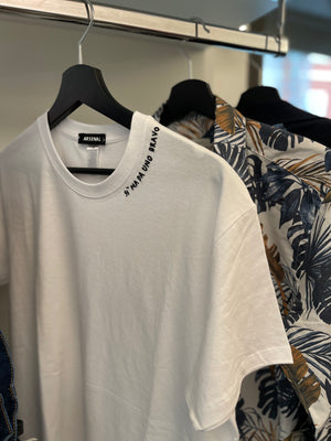 T-shirt ricamo “si ma da uno bravo “