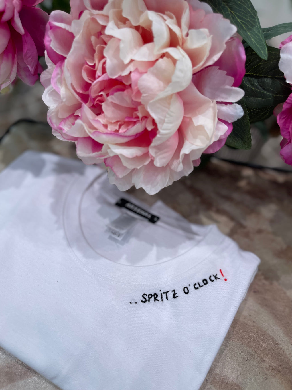 T-shirt ricamata spritz o’clock