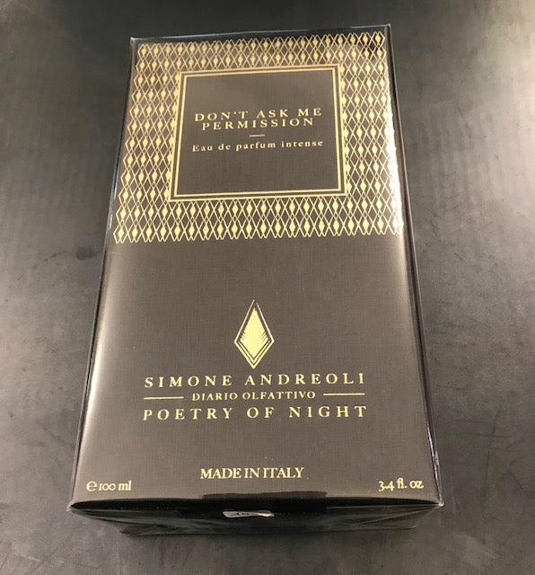 profumo unisex don't ask me permission simone andreoli