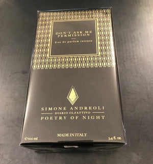 profumo unisex don't ask me permission simone andreoli